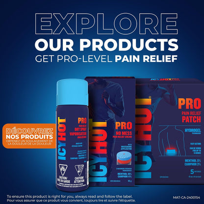 Icy Hot Pro No Mess 止痛膏，缓解关节炎、背痛、拉伤和扭伤引起的肌肉和关节轻微疼痛，薄荷醇 16%，樟脑 11%，85 克管装