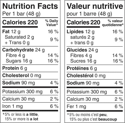 LÄRABAR 花生酱、水果和坚果能量棒，5条装，无麸质，纯素，零食棒