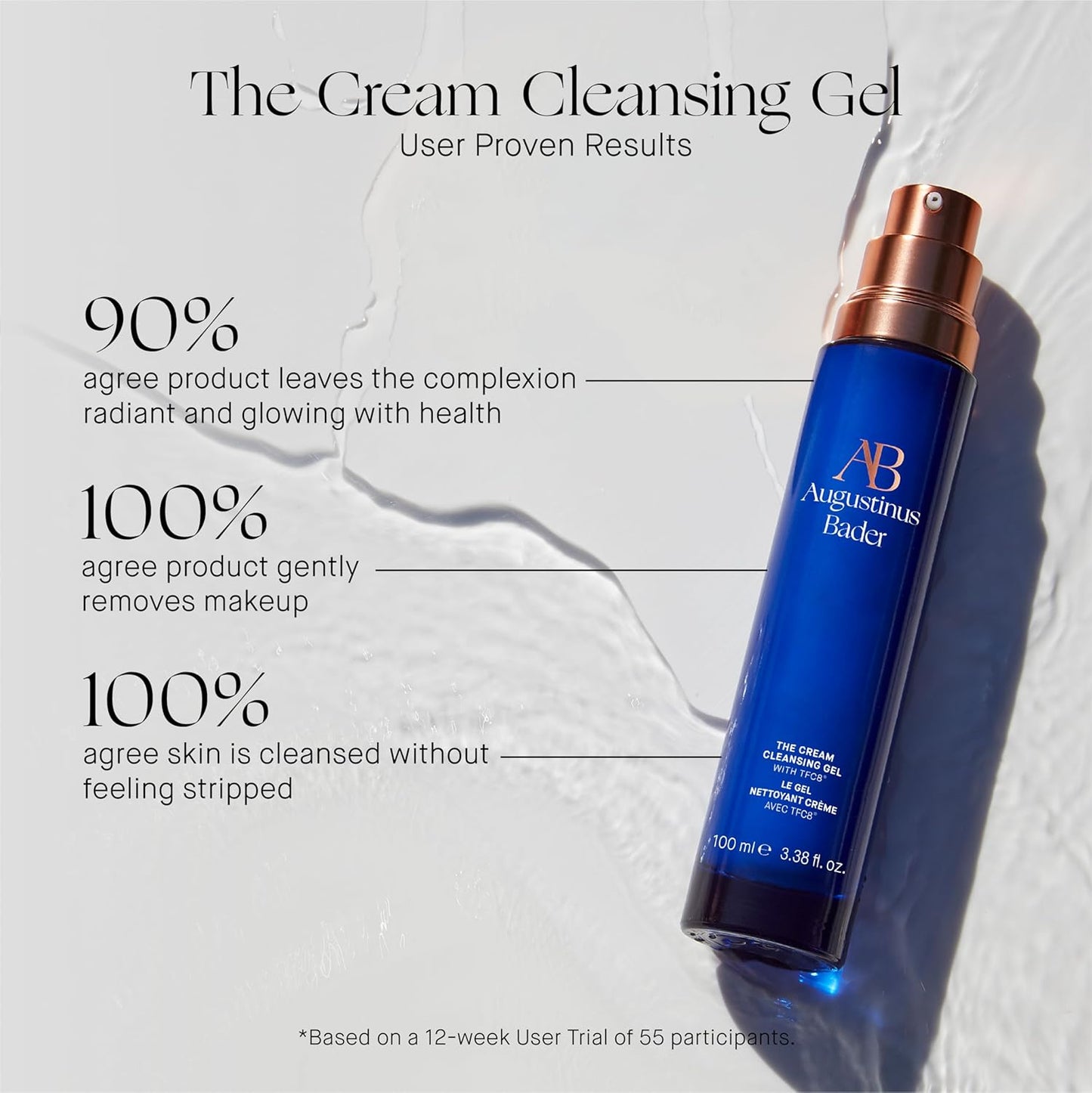 Augustinus Bader The Cream Cleansing Gel Cleanser Unisex 3.38 oz