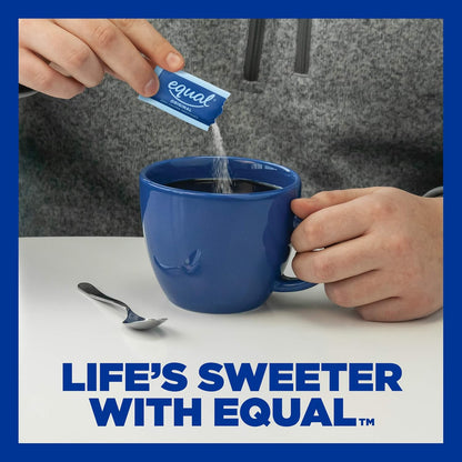 EQUAL 0 Calorie Sweetener, Sugar Substitute, Zero Calorie Sugar Free Sweetener Packets, Sugar Alternative, 800 Count