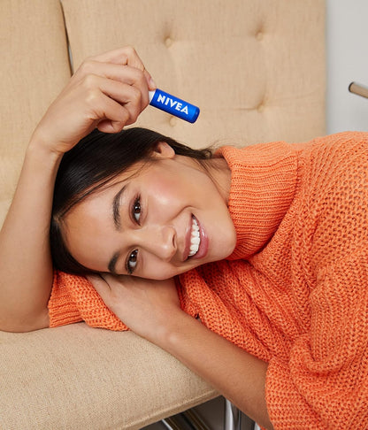 NIVEA Creme | All Purpose Moisturizing Cream| Face, Hand, Body Cream & Lip Care Essential, (2 X 4.8g) | Made with Jojoba Oil & Shea Butter, 24H Hydration, Transparent