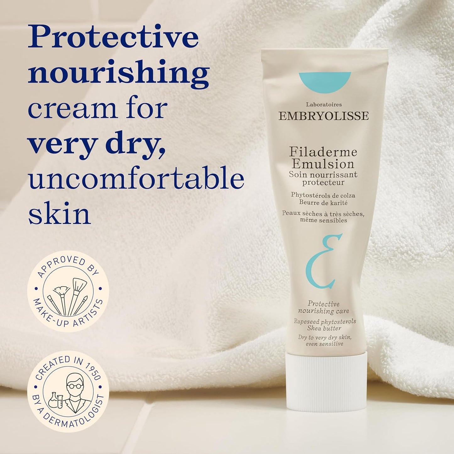 Embryolisse Radiant Complexion Cream. Hybrid Makeup & Face Moisturizer with Hyaluronic Acid & Shea Butter. Illuminating Care for Glowing Skin - 30ml