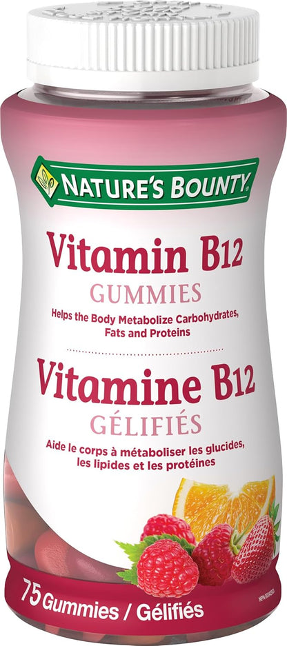Nature's Bounty 头发、皮肤、指甲 + 维生素 B12 软糖套装