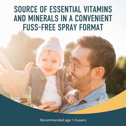 Organika 加拿大制造儿童复合维生素喷雾 - 橙味 - 建议年龄 1-3 岁 - 30 毫升