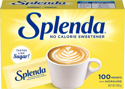 SPLENDA No Calorie Sweetener, 100 Count Packets