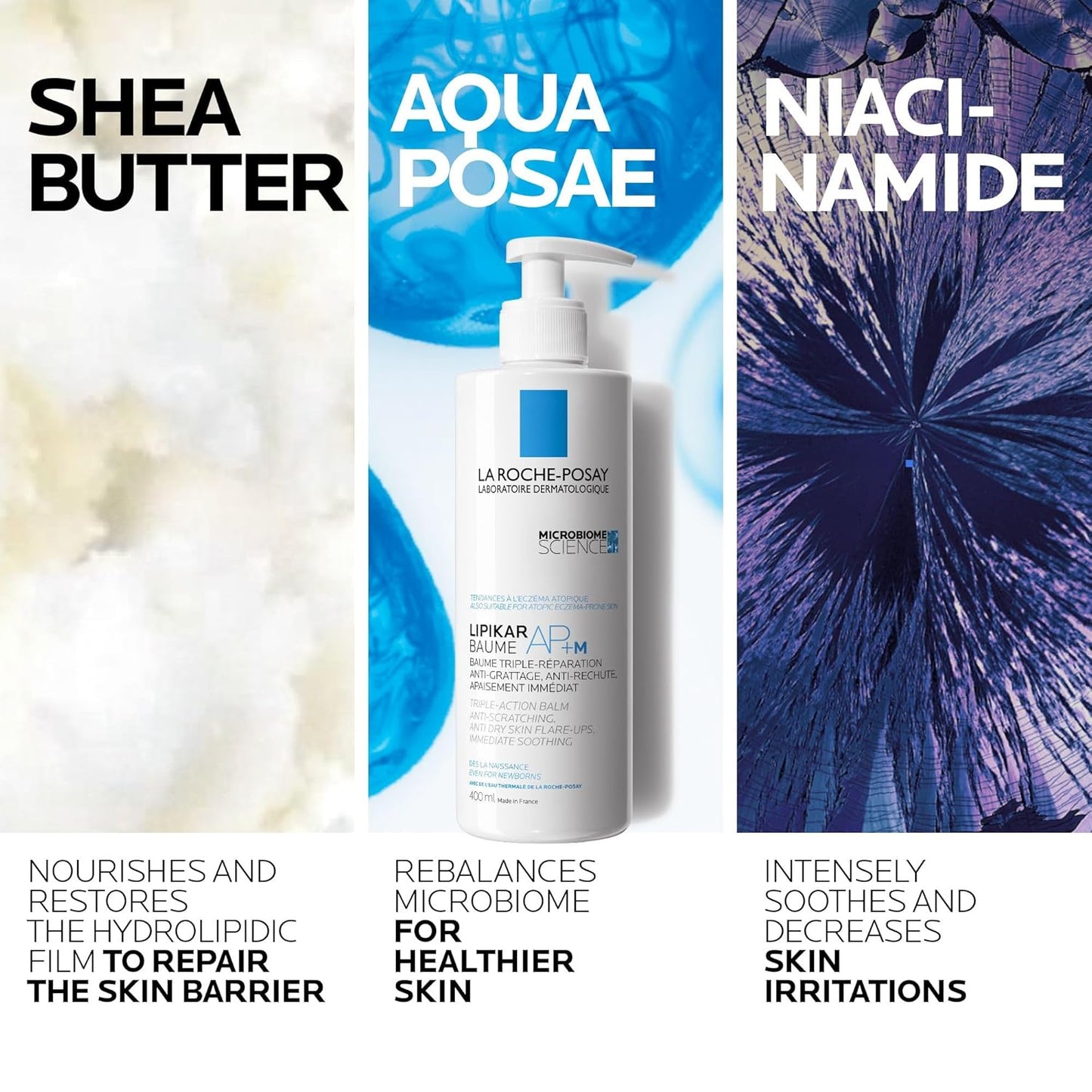 La Roche Posay Face Cream & Body Lotion BUNDLE, Toleriane Dermallergo Creme & Lipikar Baume AP+M, Your Sensitive Skin Hydration Duo, Suitable for Sensitive, Dry to Very Dry Skin, Fragrance-Free