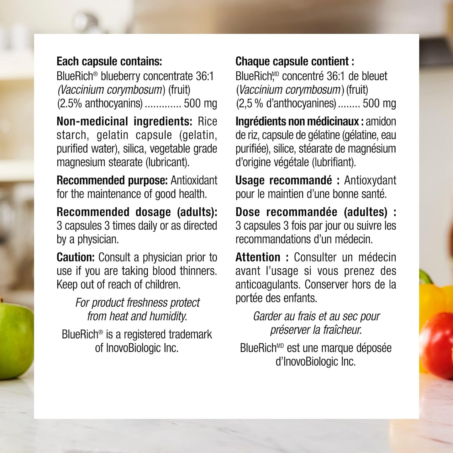 Webber Naturals Blueberry, 120 Capsules, Antioxidant Spport & Vitamin C Timed Release 1000 mg, 150 Tablets, For Bones, Teeth, Immune and Antioxidant Health