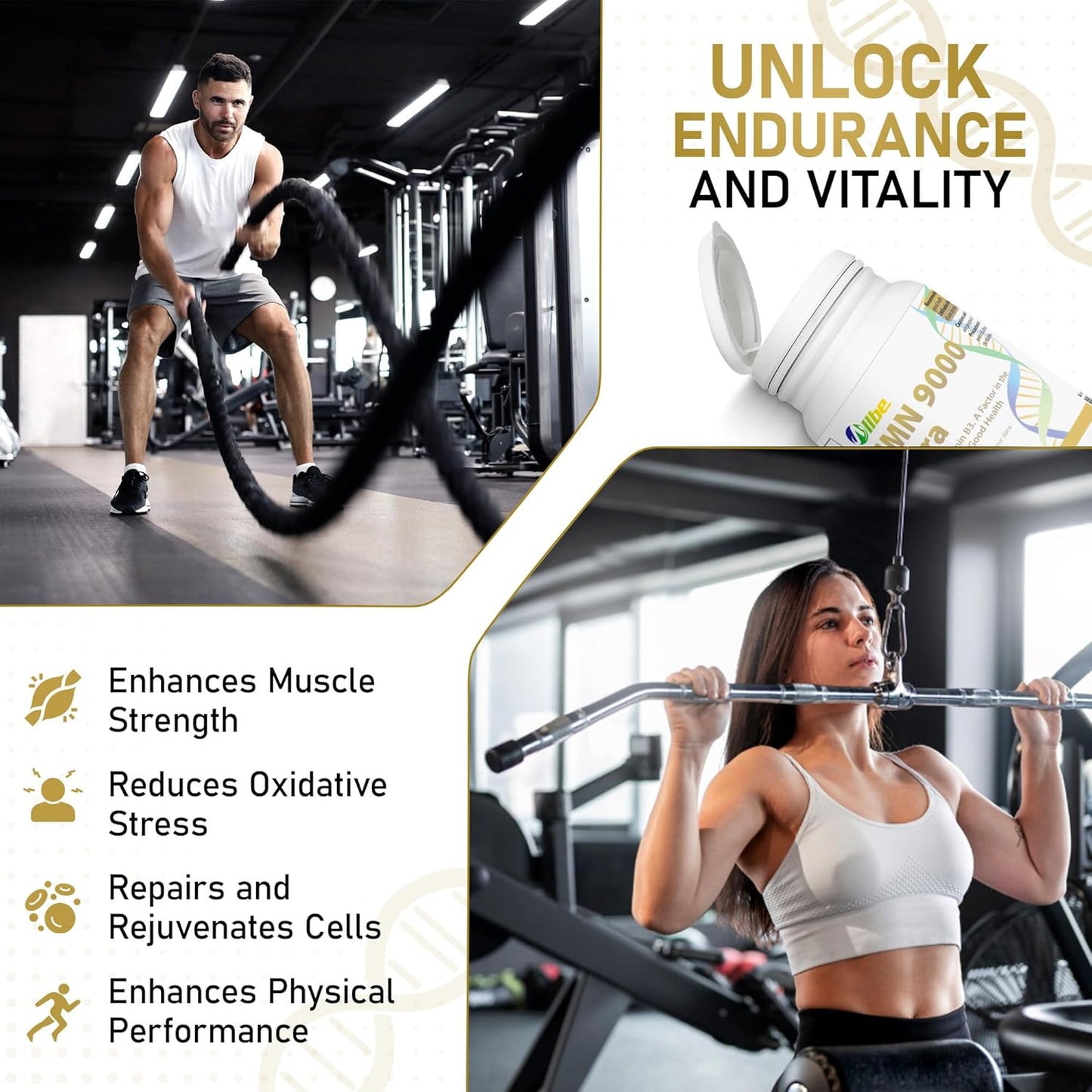 ALLBE NMN 9000 超级胶囊 - 加拿大 NAD 补充剂，用于细胞能量代谢、修复、免疫和健康衰老 - 保质期长的烟酰胺单核苷酸 150 毫克 - 60 粒胶囊