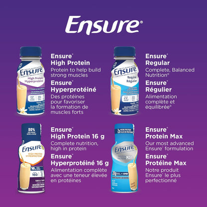 Ensure Protein Max Nutritional Supplement, Vanilla, 330 millilitre (Pack of 4)