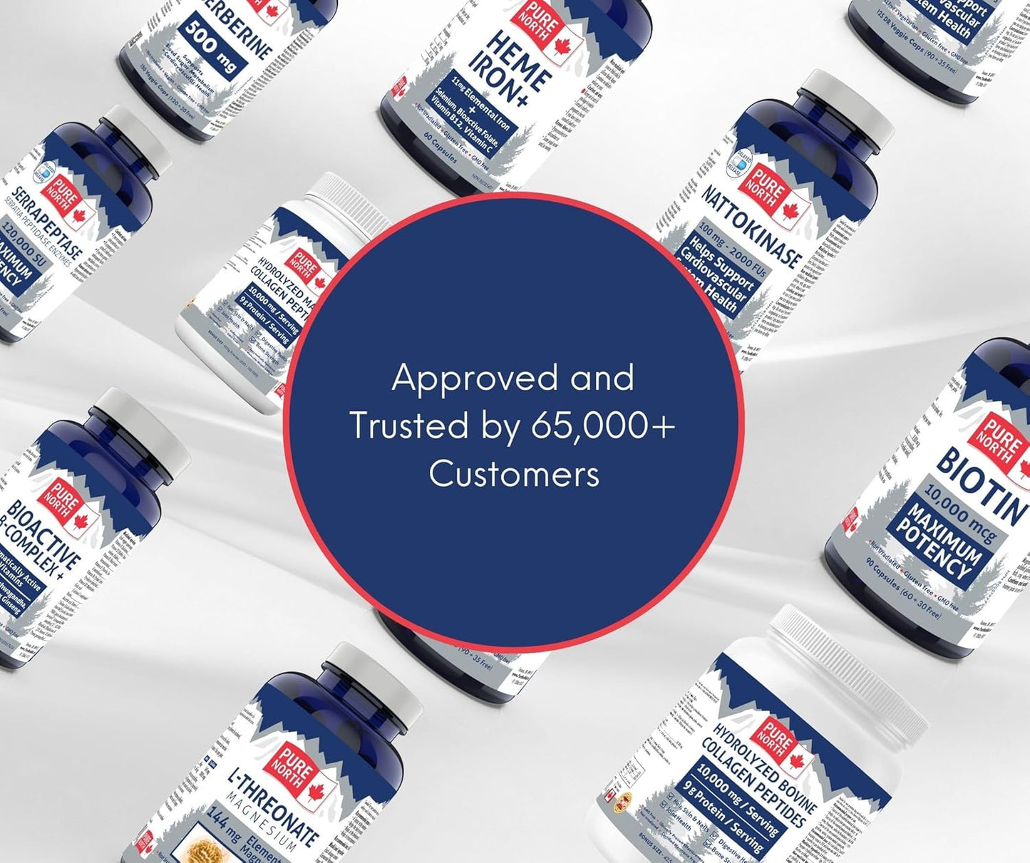 Pure North Naturals - 雙甘氨酸鎂複合物，230 粒素食膠囊，230 天供應量 - 元素鎂，有助於肌肉放鬆和恢復 - 經第三方測試 - 加拿大配製和製造