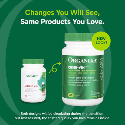 Organika 苹果酒（未精制）120 粒胶囊