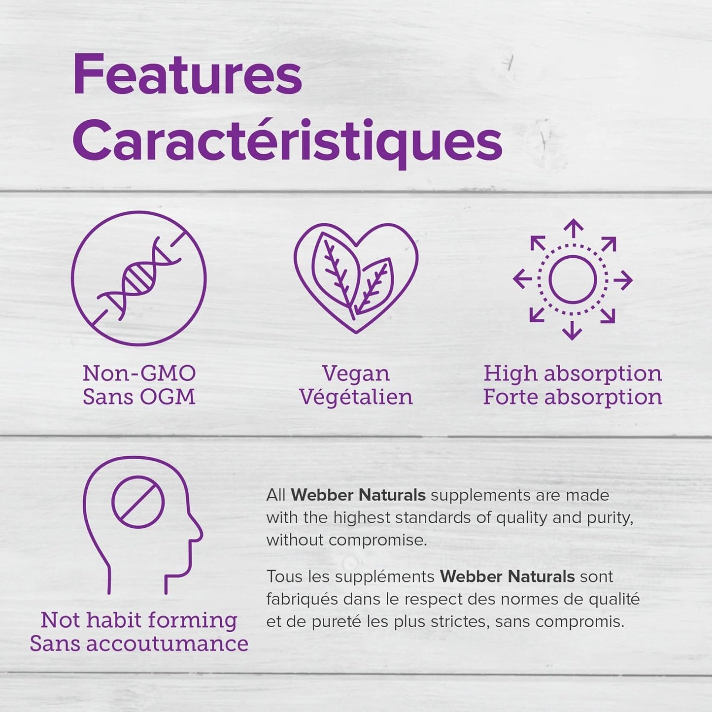 Webber Naturals 瑪卡能量膠囊（含人參）90粒，純素