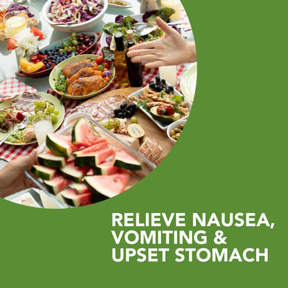 Gravol 生薑 - 緩解噁心和胃部不適，含有機生薑提取物 - 加拿大製造 - 不引起困倦、無味且易於吞嚥 - 24 粒液體膠囊（1 包）