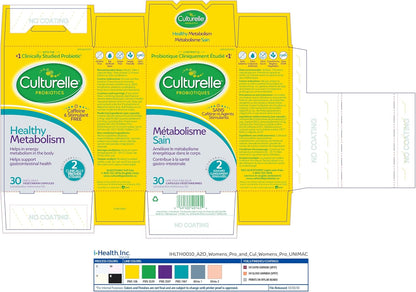 Culturelle 健康代谢，帮助维持健康代谢，支持身体健康，30 粒