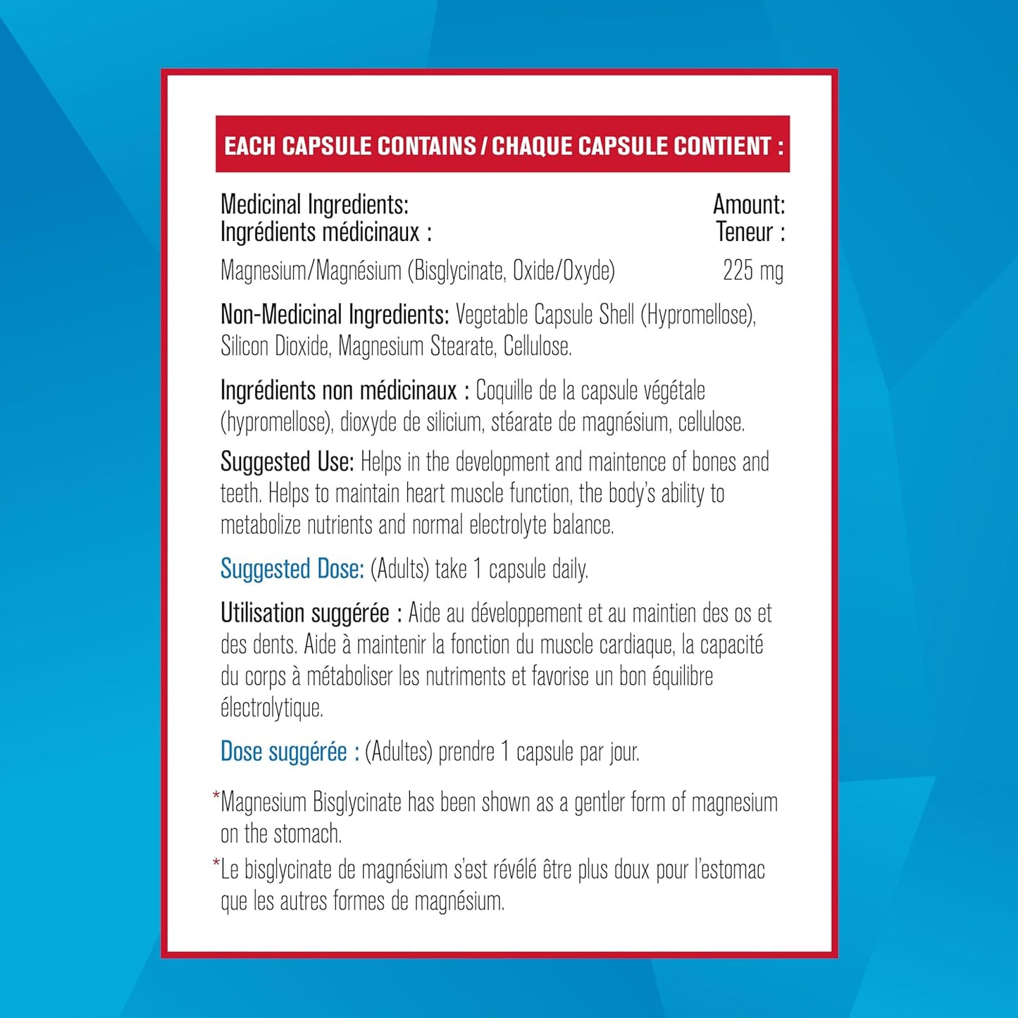 Progressive Elemental 雙甘氨酸鎂 225 毫克 — 120 粒素食膠囊 — 高度可吸收的溫和雙甘氨酸鎂混合物，有助於睡眠、心臟、骨骼和肌肉功能