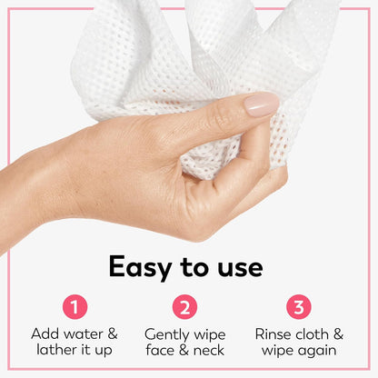 Olay Daily Facials 5-In-One Hydrating Cleansing Cloths with Grapeseed Extract, 66 Count