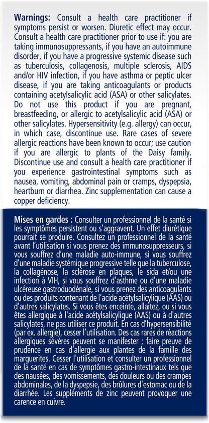 Sambucol Black Elderberry – Cold & Flu Relief | Echinacea, Zinc, Vitamin C & White Willow | Helps Relieve Congestion, Sore Throat, Coughs & Fatigue | Natural Health Product, For Adults | 24 Capsules