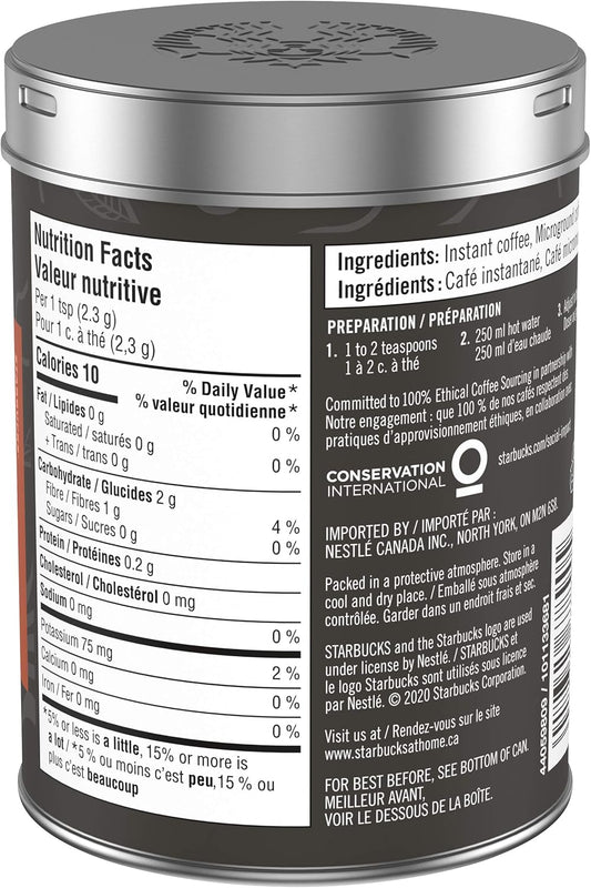 星巴克中度烘焙优质速溶咖啡 90 克