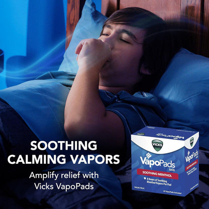 Vicks VapoPads 原装薄荷味 20 片补充装，白色，20 片