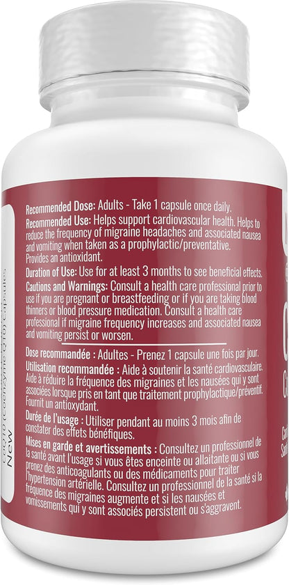 Nutritionn 出品的 CoQ10 - 有助于支持心血管健康 - 200 毫克胶囊 - 优质辅酶 Q10（泛醌）补充剂