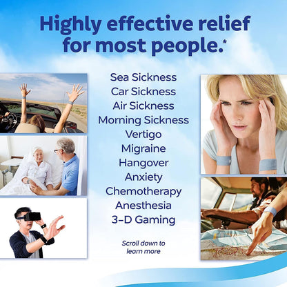 Health Life Sea-Band Mama 腕帶，緩解噁心，1 對