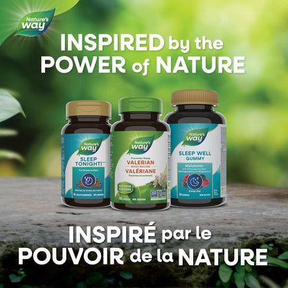 Nature's Way 缬草根助眠剂 - 促进睡眠 - 帮助缓解烦躁 - 100 粒素食胶囊
