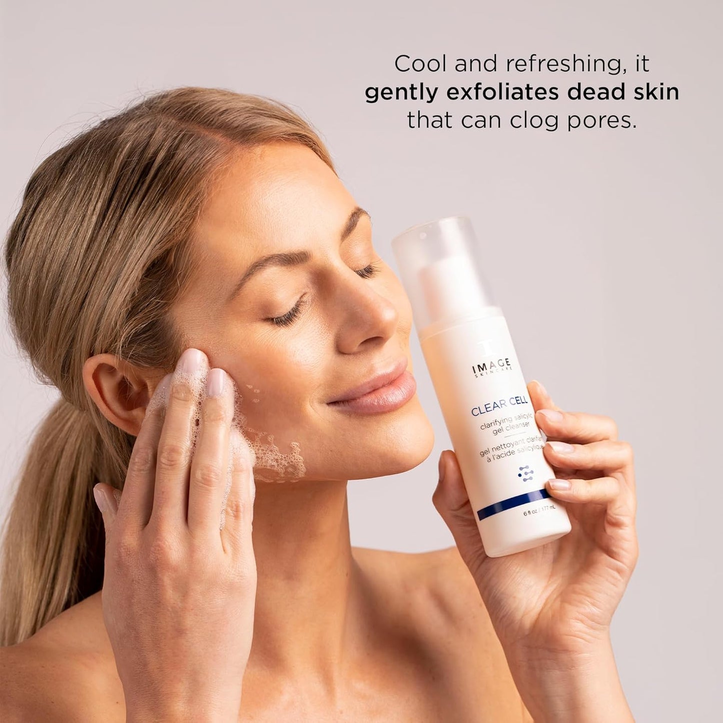 IMAGE Skincare 透明细胞水杨酸凝胶洁面乳，6 盎司。