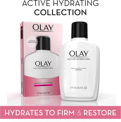 Olay Active Hydrating Beauty Moisturizing Lotion, 177 mL