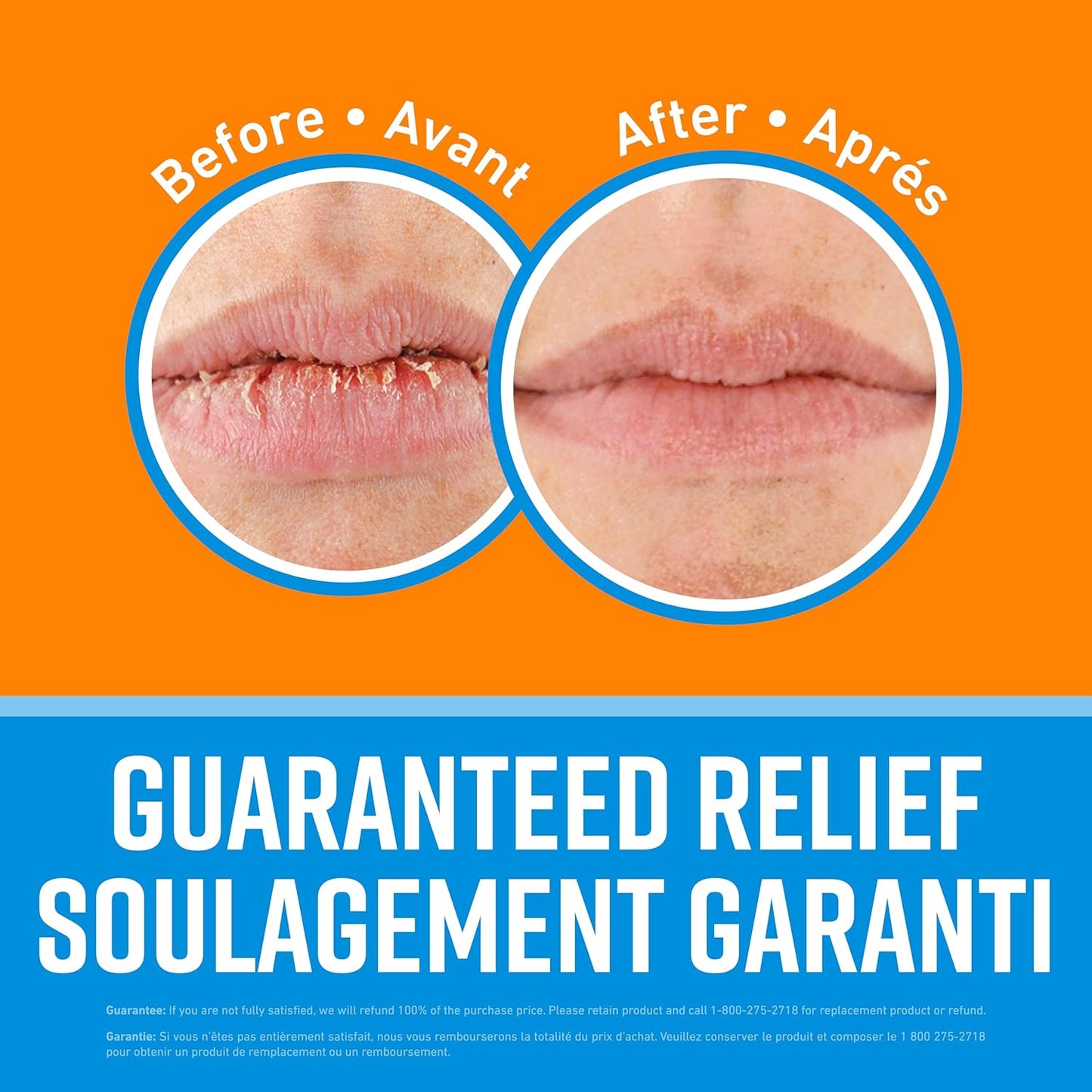 O'Keeffe's Lip Repair Balm, Cooling Relief, Instant Cooling for Dry Cracked Lips, 7 Moisturizing Ingredients, Stick, Pack of 2