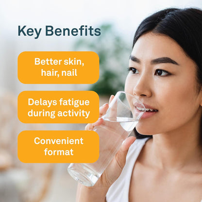 Organika 加拿大制造 Metaboost - 胶原蛋白、左旋肉碱和藤黄果 - 促进脂肪代谢、帮助控制体重、支持身体活动 - 120 粒胶囊