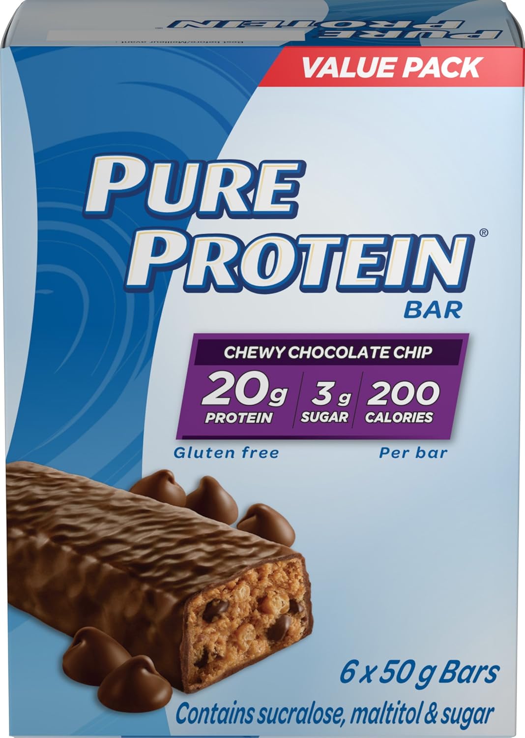Pure Protein Powder (Rich Chocolate) + Pure Protein Bars (Chewy Chocolate Chip) Bundle