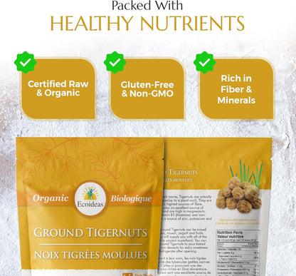 Ecoideas 有機虎堅果，石磨，400公克