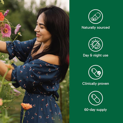 Organika 加拿大制造过敏缓解片 - 26 毫克鹌鹑蛋，经临床研究，天然来源，日夜使用，缓解眼痒、鼻塞、流鼻涕 - 每日仅需 1 片 - 60 片