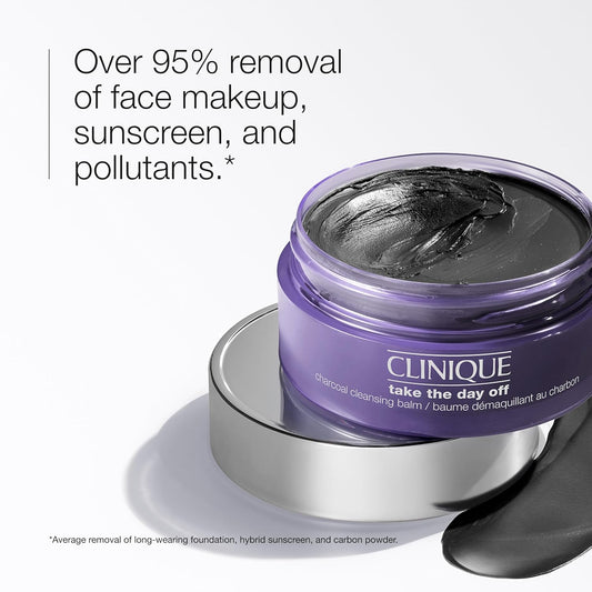 Clinique Take The Day Off Charcoal Cleansing Balm Makeup Remover | Dissolves Makeup and Sunscreen