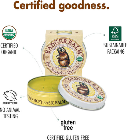 Badger Balms 无香膏 56 克