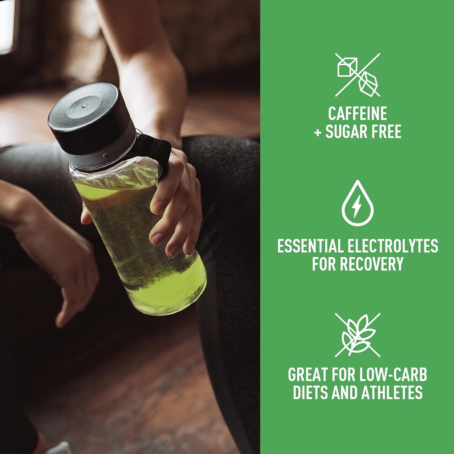 Organika 电解质超强粉 - 柠檬青柠味 - 高钠，用于运动恢复和电解质防御，含接骨木果和紫锥菊 - 柑橘浆果 - 免疫系统支持