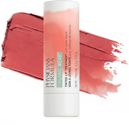 Physicians Formula Organic Weartinted Lip Treatment, 0.15 ounces