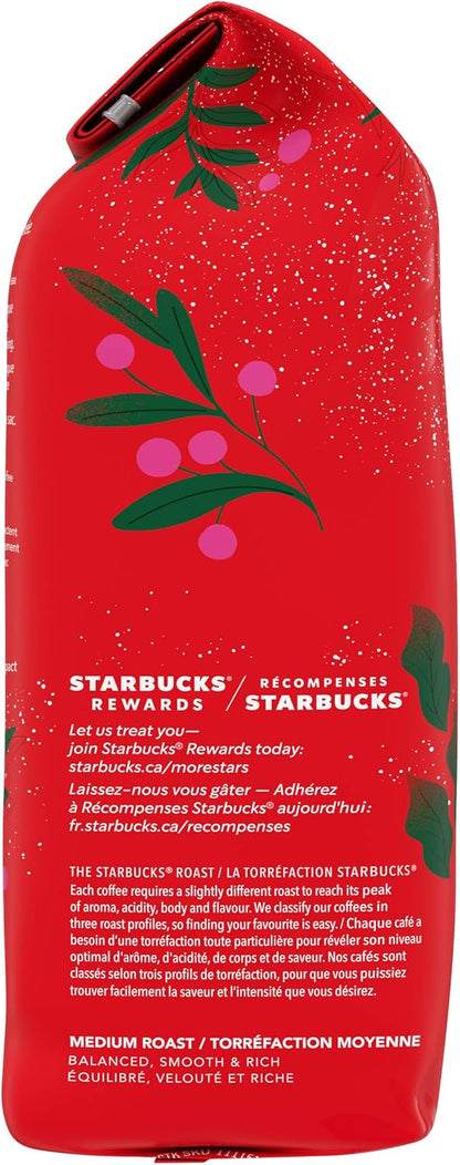 星巴克假日拼配 2019 中度烘焙研磨咖啡，283 克/袋，6 包