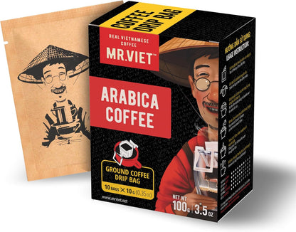 Mr.Viet 阿拉比卡咖啡粉滴滤包 8 包