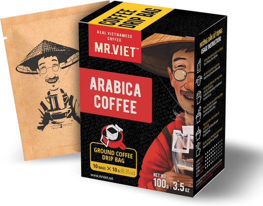 Mr.Viet 阿拉比卡咖啡粉滴滤包 8 包