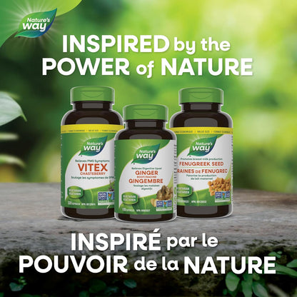 Nature's Way 葫蘆巴籽 – 母乳餵養補充劑 – 哺乳支持，幫助母親增加母乳產量，非基因改造 - 180 粒素食膠囊，超值裝