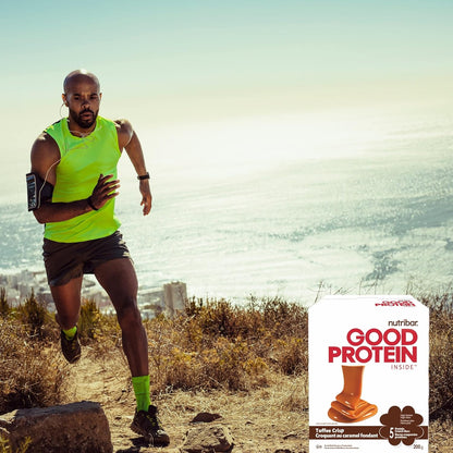 Nutribar Good Protein 高蛋白棒楓糖脆，加拿大製造，每條 14 克蛋白質，5 條