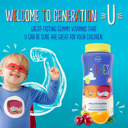 SISU U-Cubes 複合維生素軟糖 120 粒（1 包）