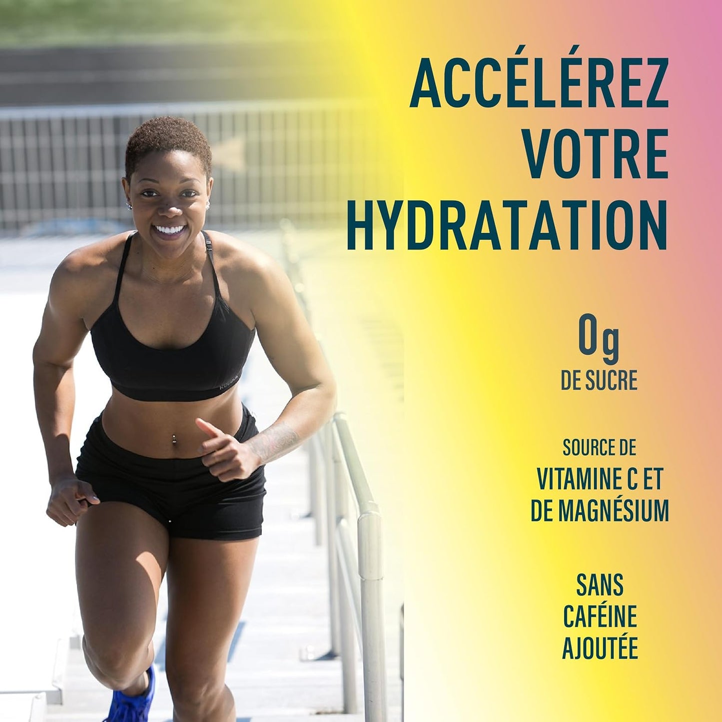 Organika 加拿大制造电解质粉 - 粉红柠檬水小袋装 - 随时随地补充水分和电解质，含益生元和维生素 C，3.5 克 x 20 包