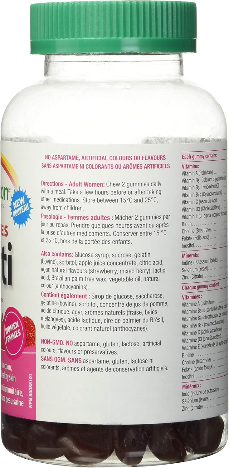 Jamieson 女士复合维生素软糖 全新 130 粒软糖和维生素 C 软糖 60 粒软糖