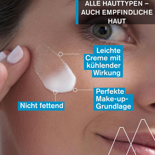 Uriage Eau Thermal Water Cream - Hydratation & Brightness Lightweight Face Cream With Hyaluronic Acid - All Skin Types - 40ml