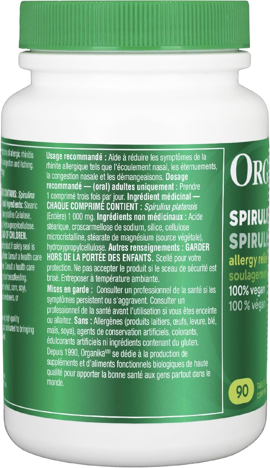 Organika Spirulina 90 Tabs
