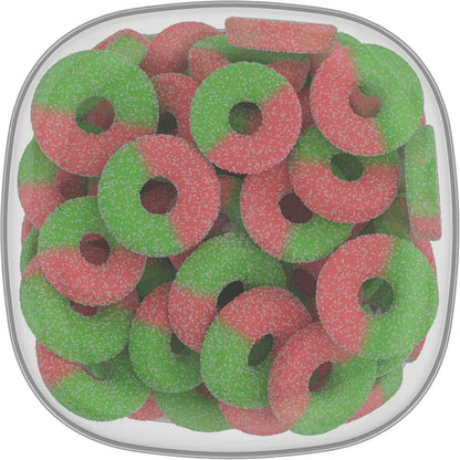 OLLY 纖維軟糖圈，5 克益生元纖維、FOS（低聚果糖）、消化支持、漿果甜瓜 50 粒