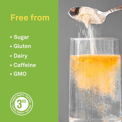 Organika 加拿大制造电解质护肝片，含奶蓟草、胆碱和 NAC - 柠檬蜂蜜姜味 - 肝脏支持 + 保护、电解质平衡、免疫支持、无糖 6g x 20 片