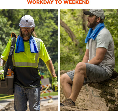 Ergodyne Chill-Its 6602 蒸发冷却毛巾，橙色